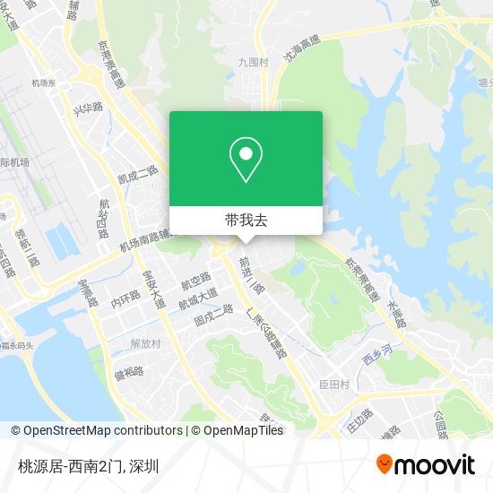桃源居-西南2门地图