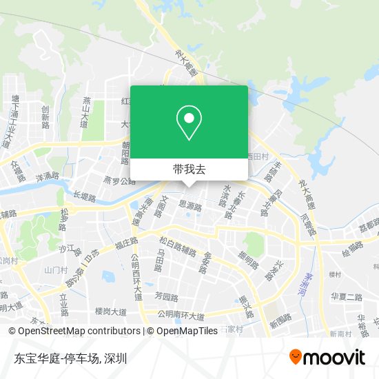 东宝华庭-停车场地图