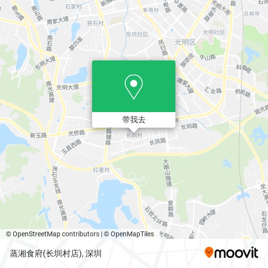 蒸湘食府(长圳村店)地图
