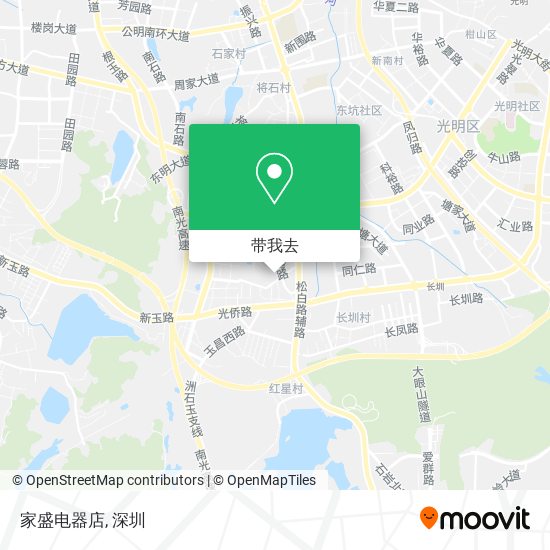 家盛电器店地图