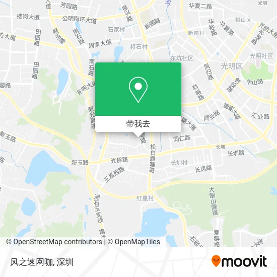风之速网咖地图