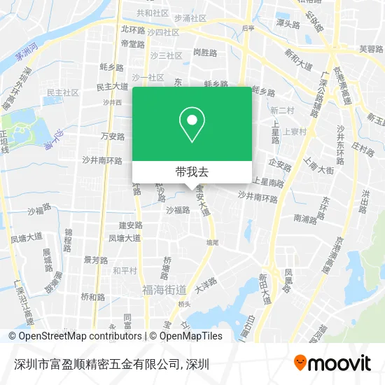 深圳市富盈顺精密五金有限公司地图