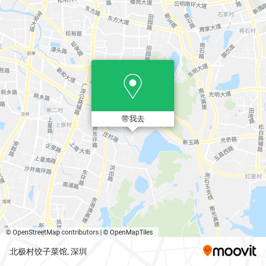 北极村饺子菜馆地图