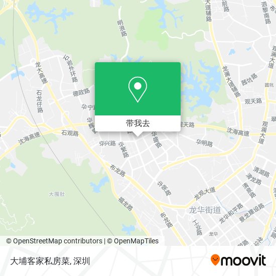 大埔客家私房菜地图