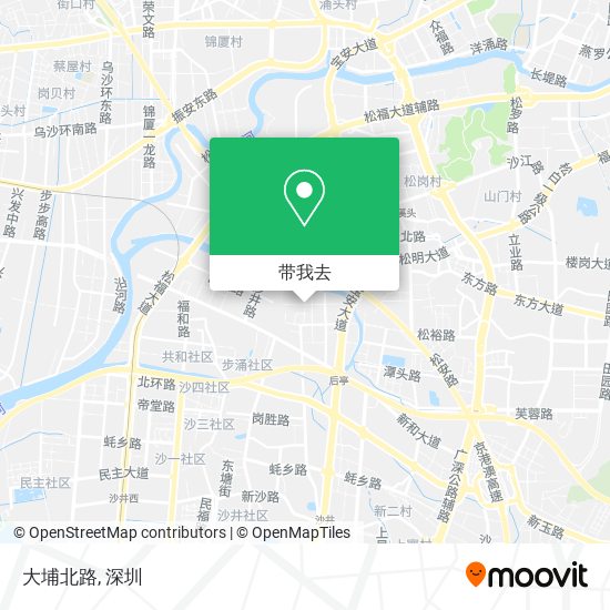 大埔北路地图