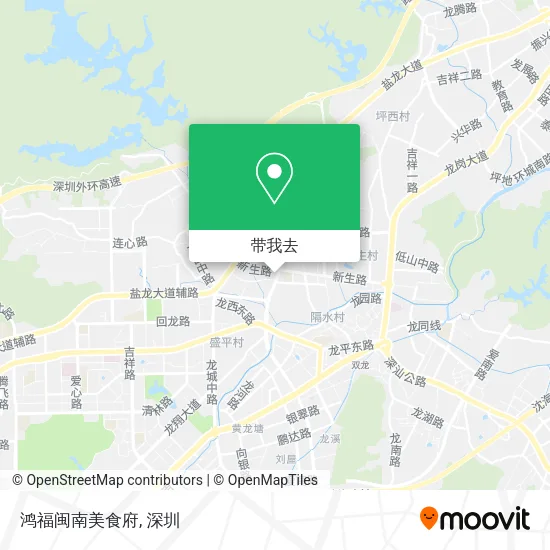 鸿福闽南美食府地图