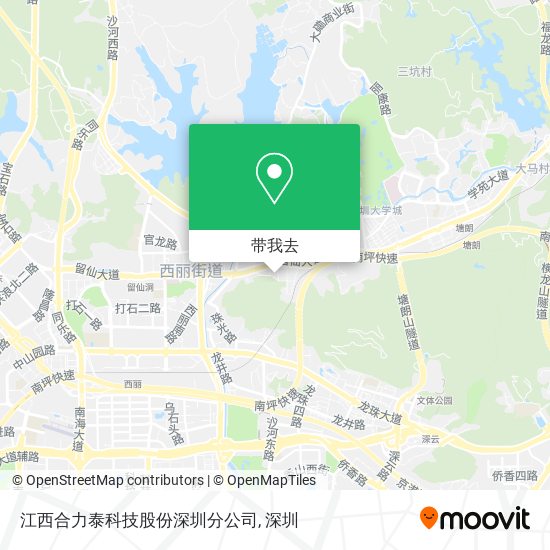 江西合力泰科技股份深圳分公司地图