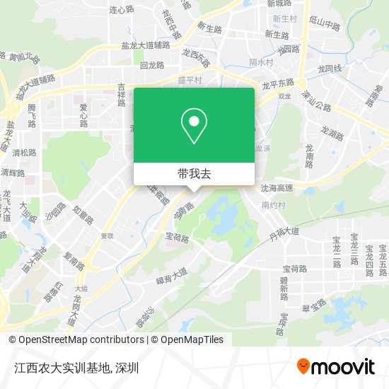 江西农大实训基地地图