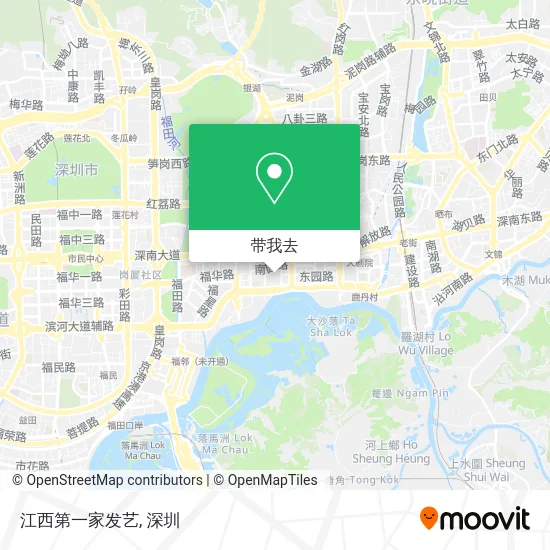 江西第一家发艺地图