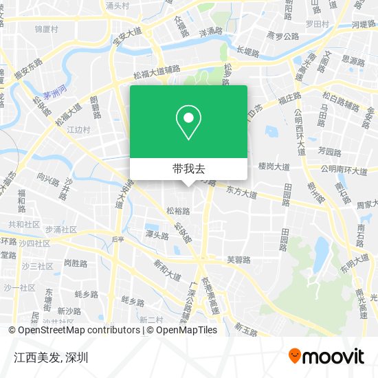 江西美发地图