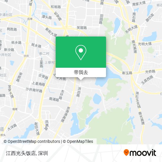 江西光头饭店地图