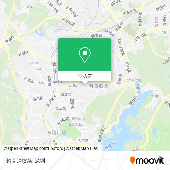超高清喷绘地图