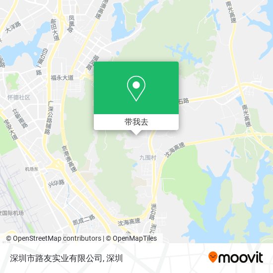 深圳市路友实业有限公司地图