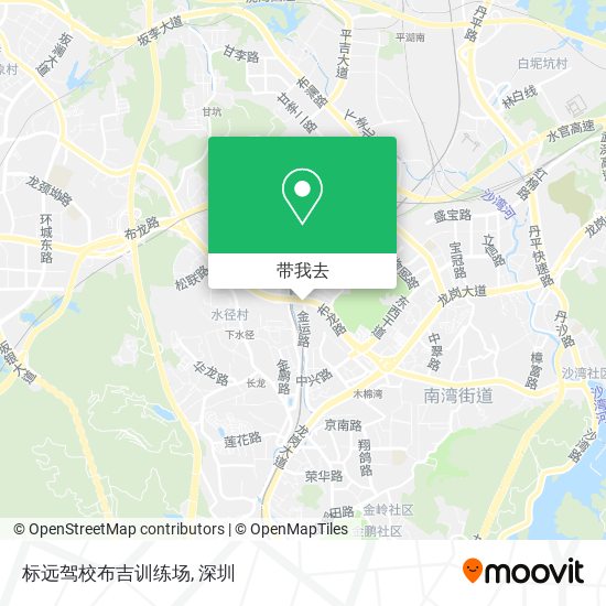 标远驾校布吉训练场地图