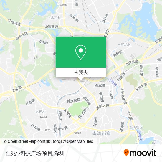 佳兆业科技广场-项目地图