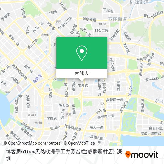 博客思61box天然欧洲手工方形蛋糕(麒麟新村店)地图