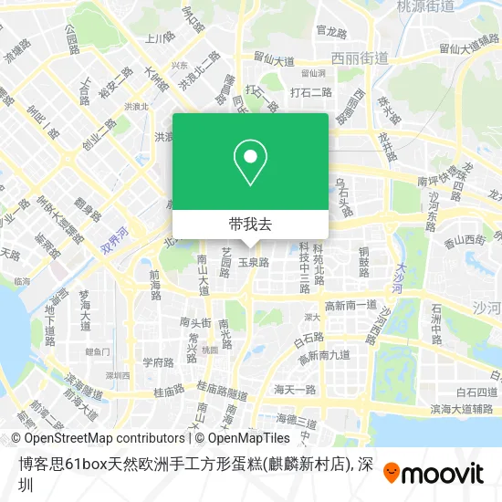 博客思61box天然欧洲手工方形蛋糕(麒麟新村店)地图