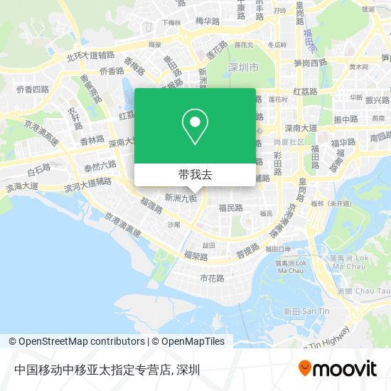 中国移动中移亚太指定专营店地图