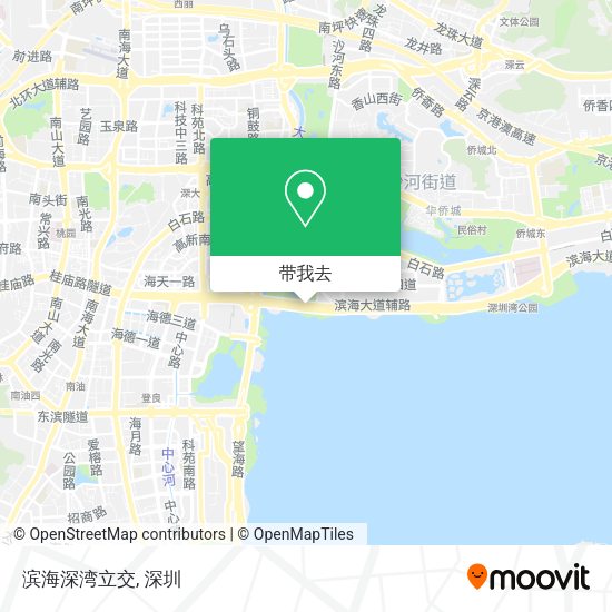 滨海深湾立交地图