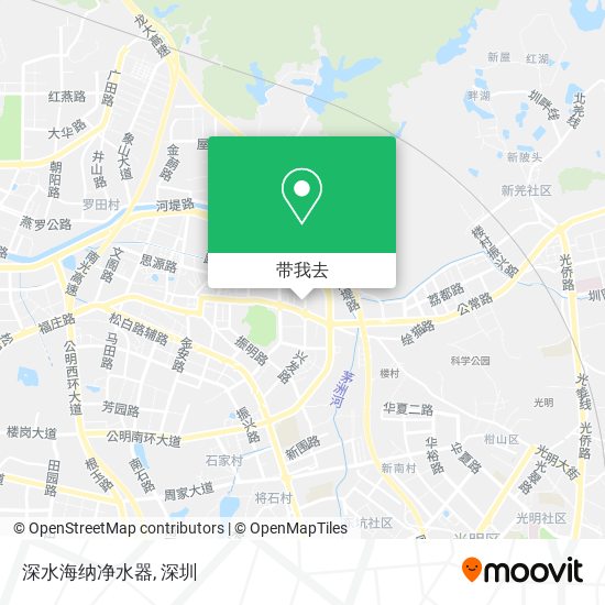 深水海纳净水器地图