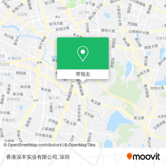 香港深丰实业有限公司地图