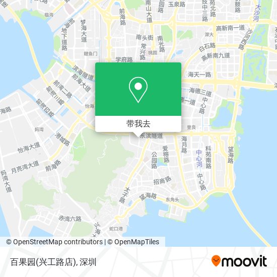 百果园(兴工路店)地图