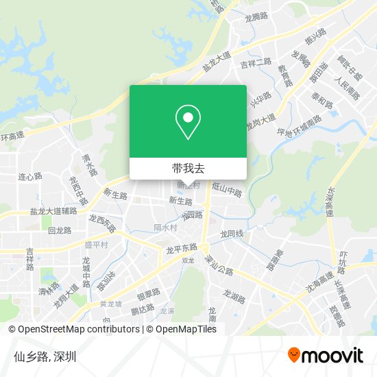 仙乡路地图