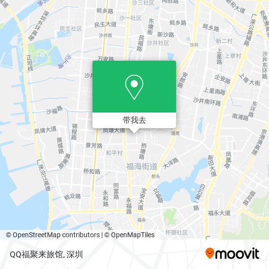 QQ福聚来旅馆地图