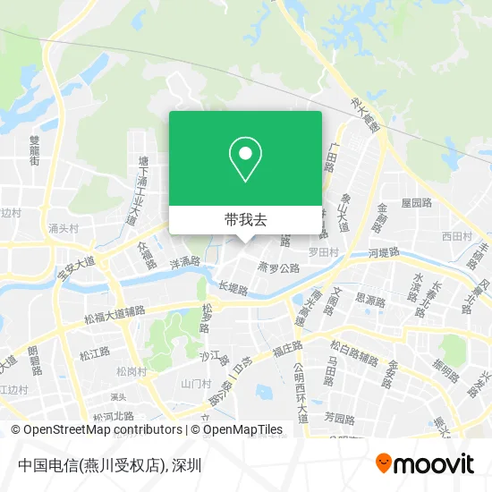 中国电信(燕川受权店)地图