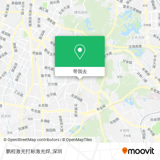 鹏程激光打标激光焊地图