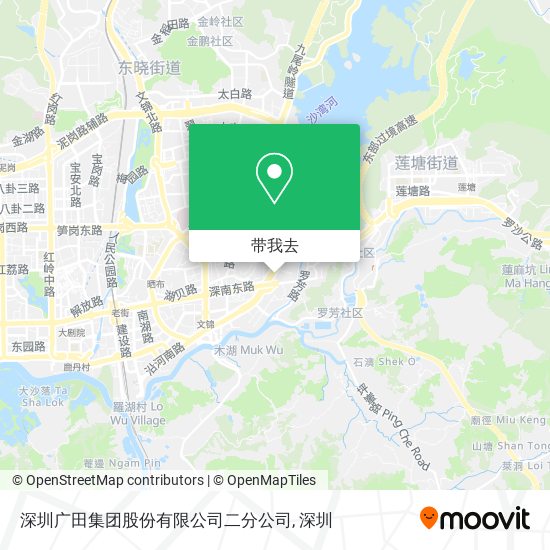 深圳广田集团股份有限公司二分公司地图
