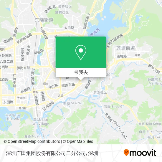 深圳广田集团股份有限公司二分公司地图
