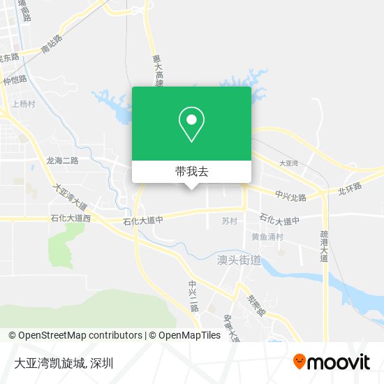 大亚湾凯旋城地图