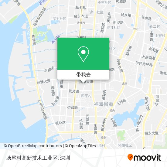 塘尾村高新技术工业区地图