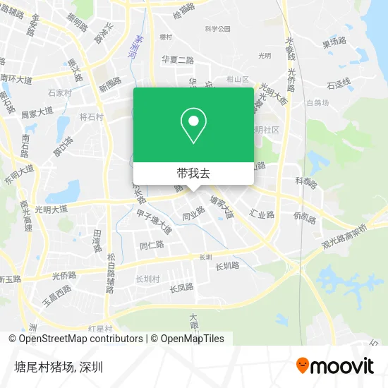 塘尾村猪场地图