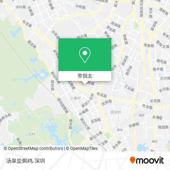 汤泉盐焗鸡地图