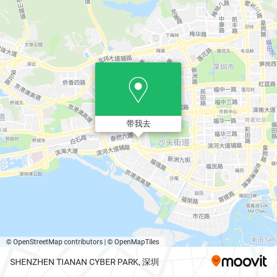 SHENZHEN TIANAN CYBER PARK地图