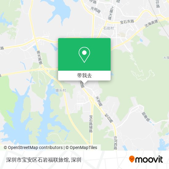 深圳市宝安区石岩福联旅馆地图