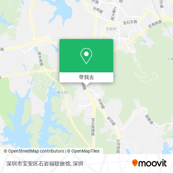 深圳市宝安区石岩福联旅馆地图