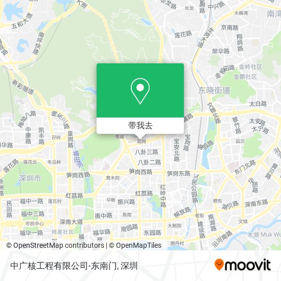 中广核工程有限公司-东南门地图