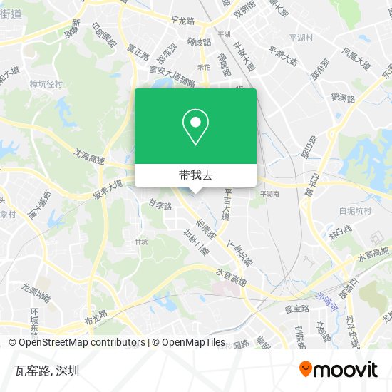 瓦窑路地图