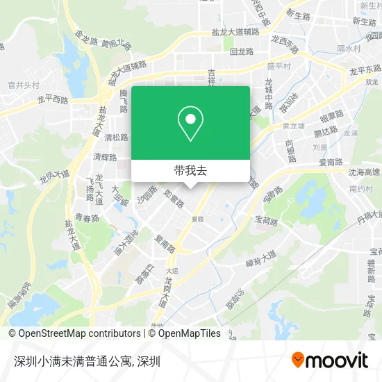 深圳小满未满普通公寓地图