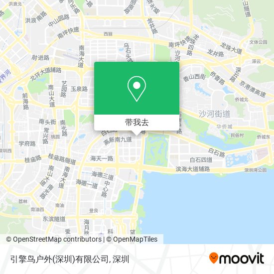引擎鸟户外(深圳)有限公司地图