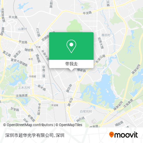 深圳市超华光学有限公司地图