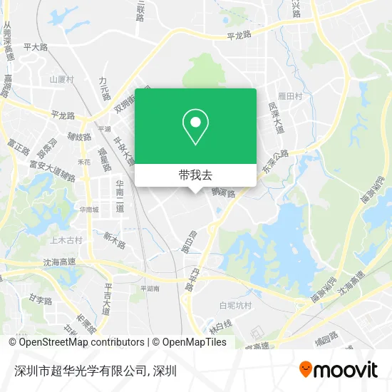 深圳市超华光学有限公司地图