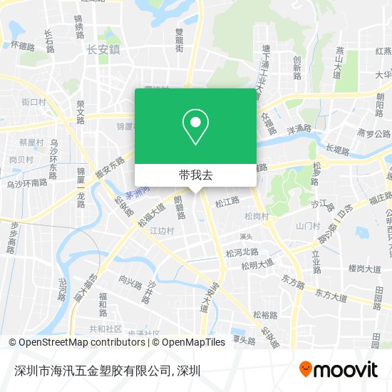 深圳市海汛五金塑胶有限公司地图