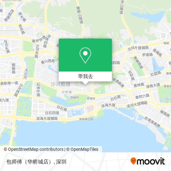 包师傅（华桥城店）地图