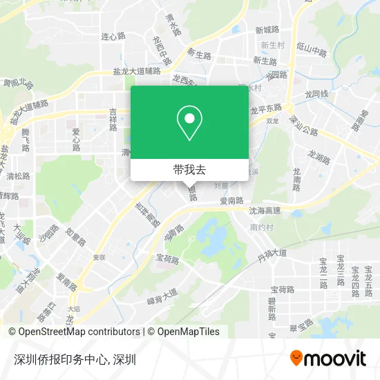深圳侨报印务中心地图