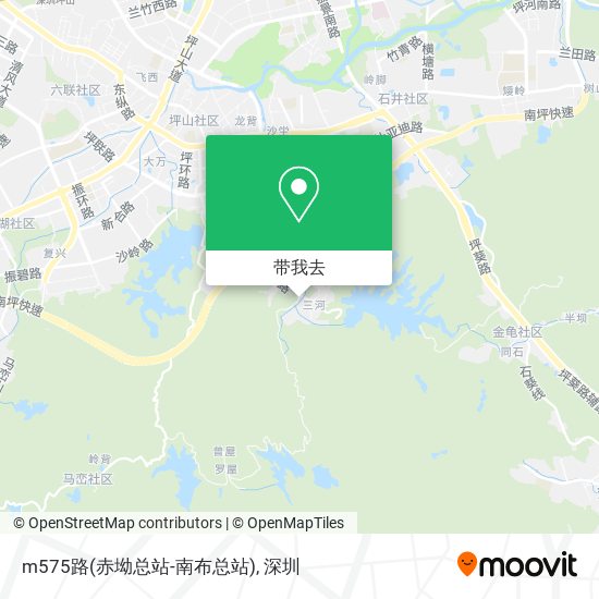 m575路(赤坳总站-南布总站)地图