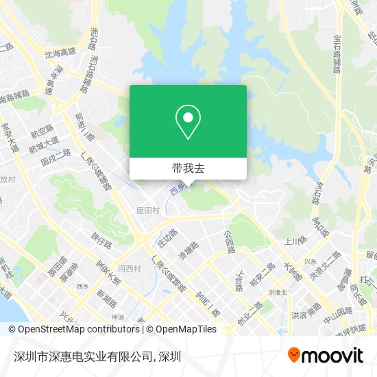 深圳市深惠电实业有限公司地图